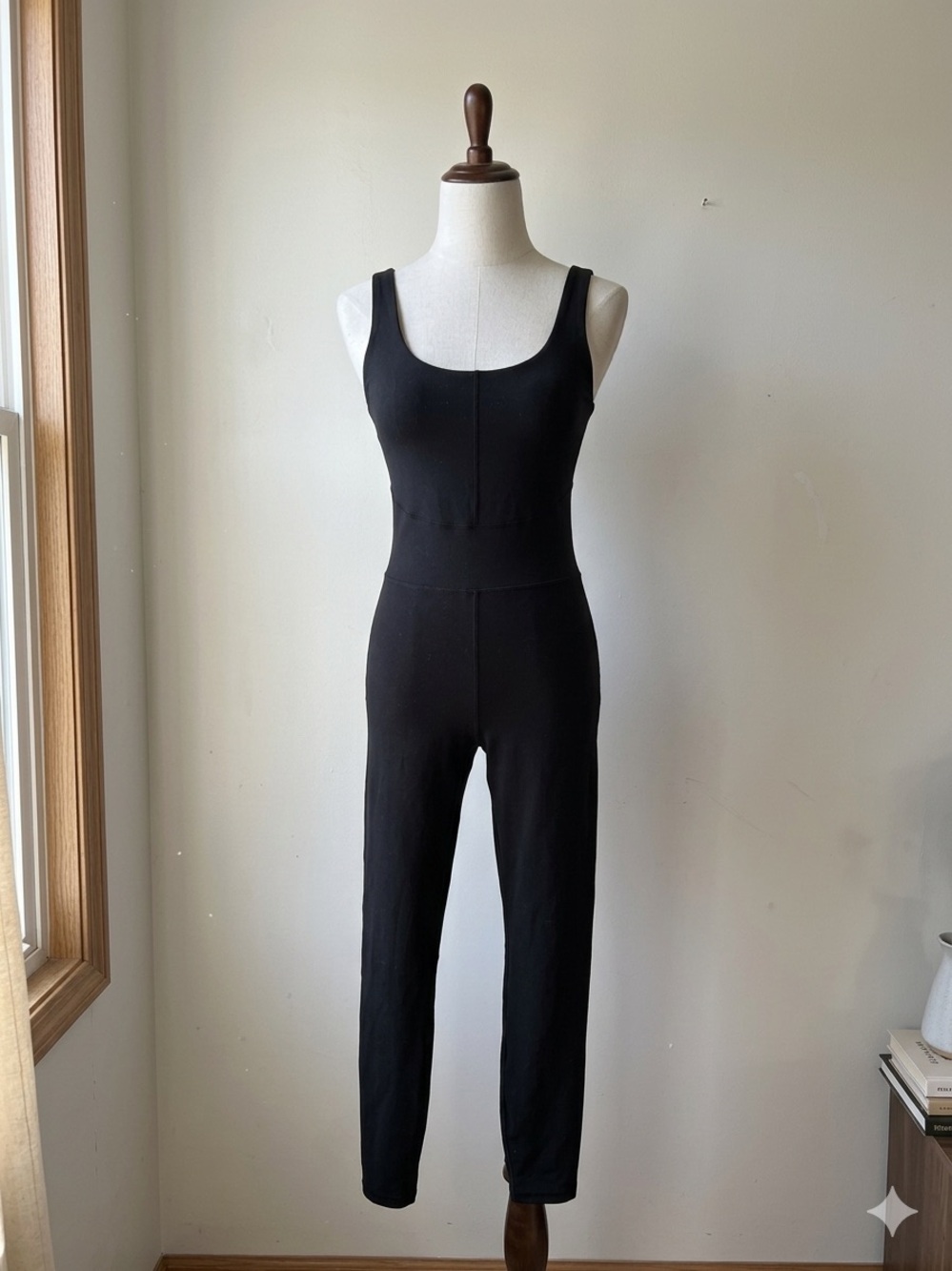 Fabletics Black Sculpting Jumpsuit XS S One Piece Yoga Activewear